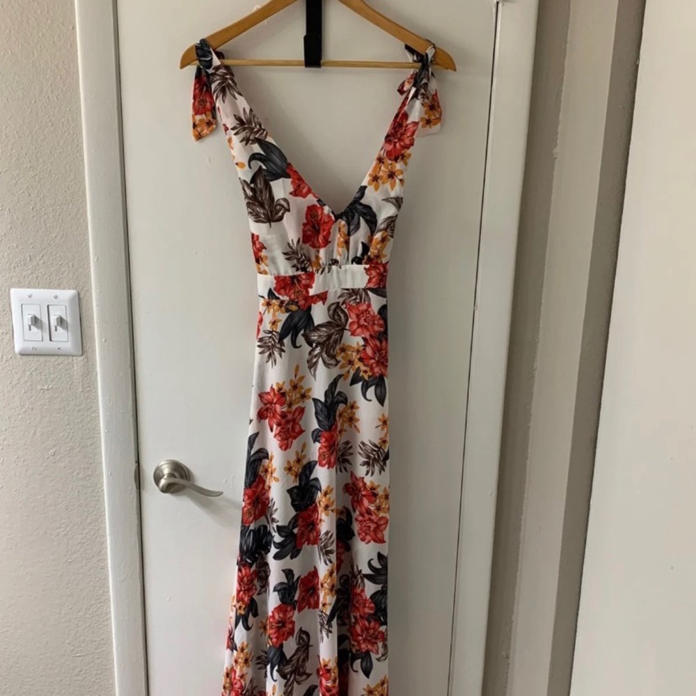 never go back floral maxi dress - nanamacs